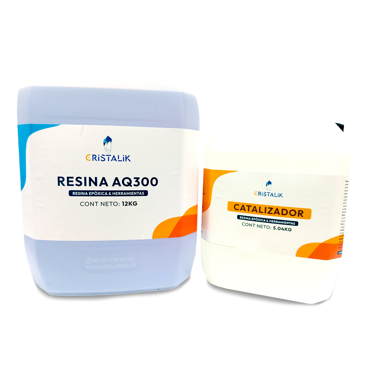 Resina epóxica AQ300 12 KG + Catalizador 5.04 KG