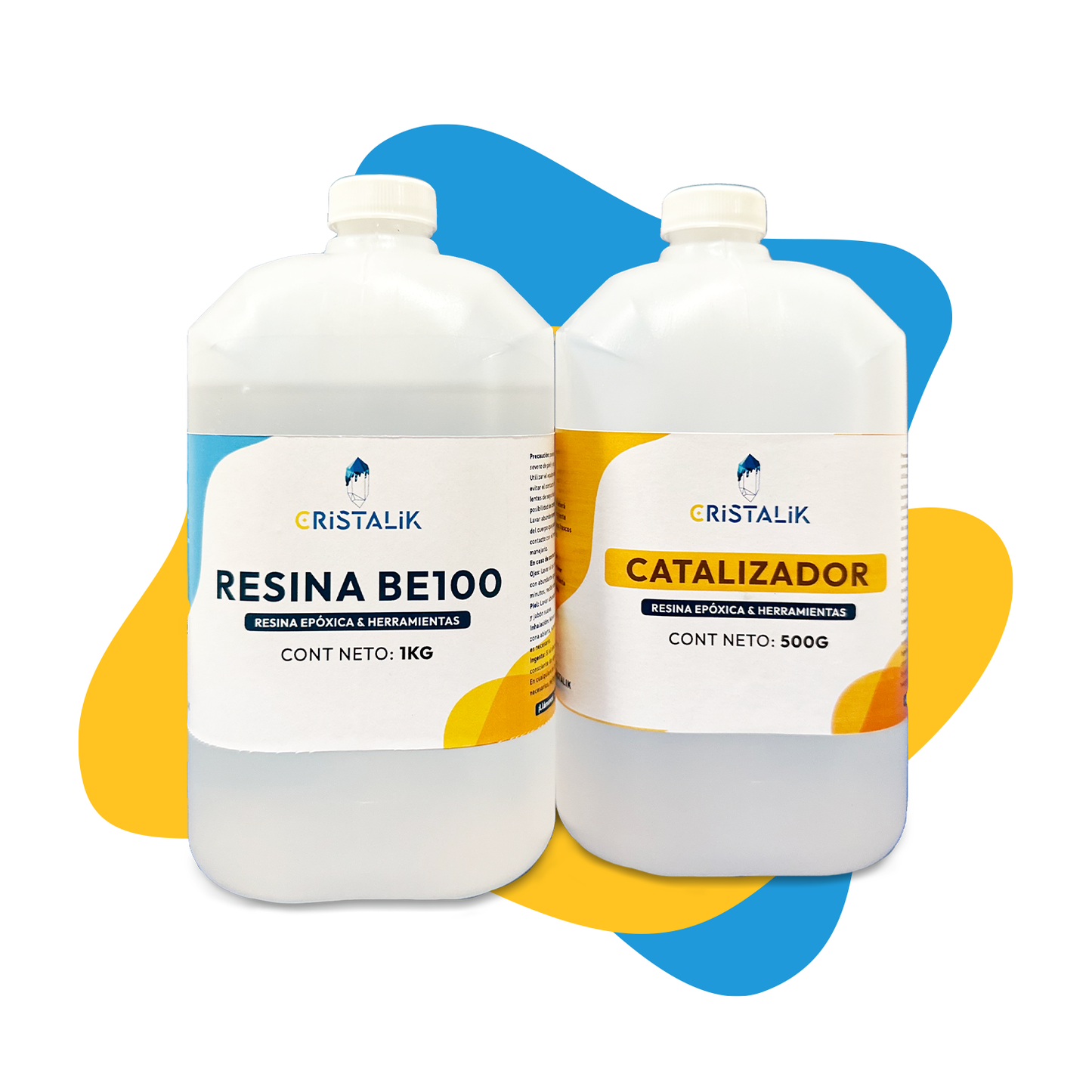 Resina epóxica BE100 1 KG + Catalizador 500 G